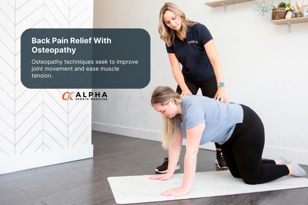 Back Pain Relief With Osteopathy Newport | Alpha Sports Medicine