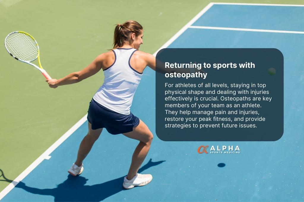 Return To Sport Quicker With Osteopathy Newport | Alpha Sports Medicine Newport