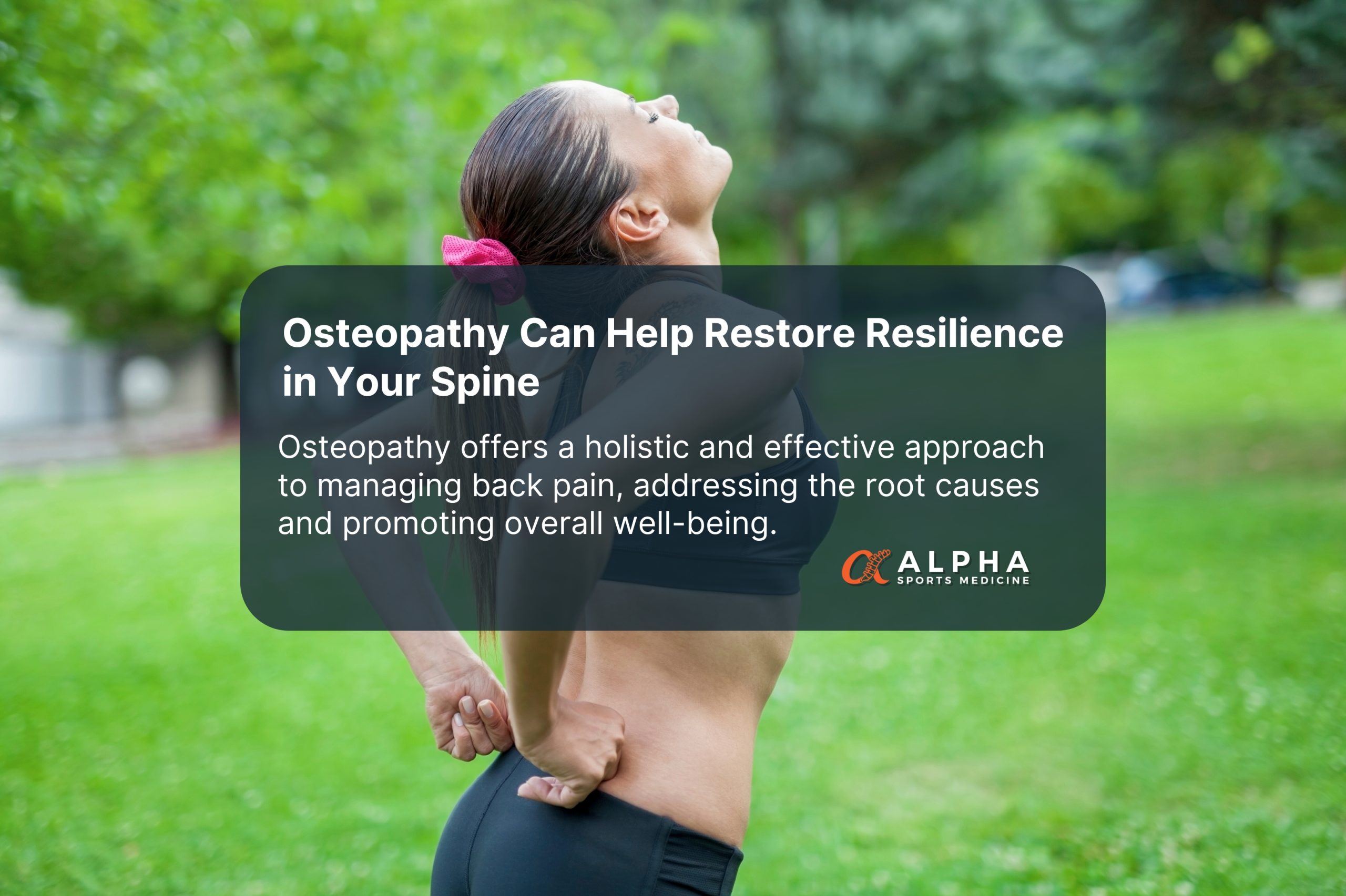 Newport Osteopathy For Back Pain | Alpha Sports Medicine