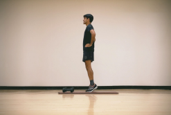 Strength: Calf Raises Standing Straight Knee Calf Raise Holds (Isometric)