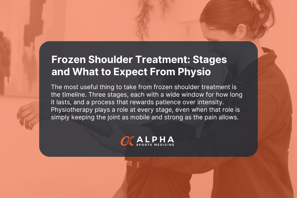 Frozen Shoulder Treatment: Stages And What To Expect From Physio 1 Frozen Shoulder Treatment Ascot Vale | Alpha Sports Medicine