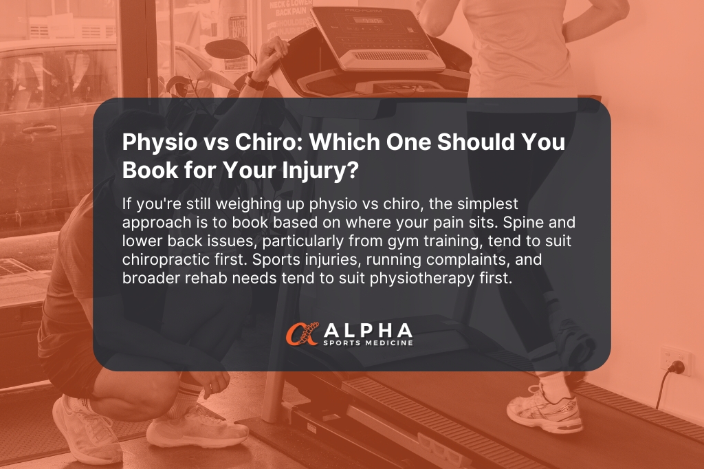 Physio Vs Chiro Bacchus Marsh | Alpha Sports Medicine
