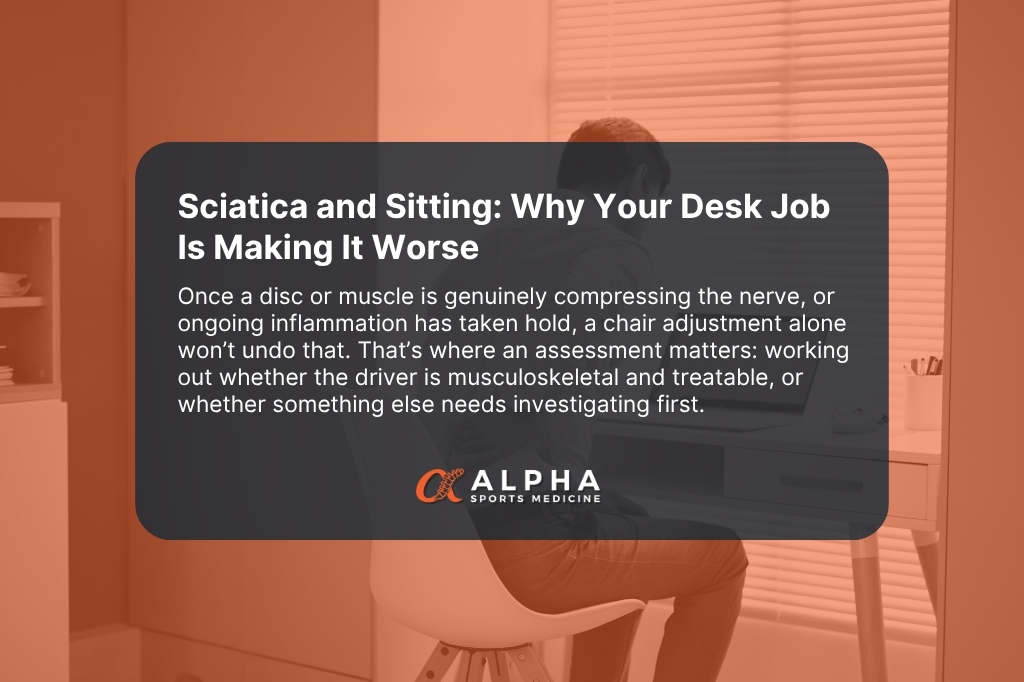 Sciatica And Sitting: Back Pain | Alpha Sports Medicine